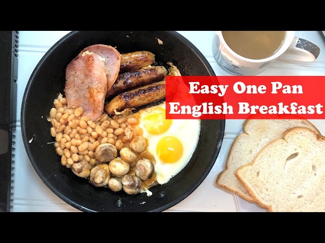 Simple English Breakfast | One Pan English Breakfast || 英式早餐