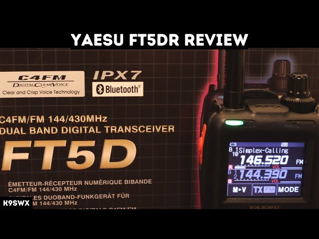 Yaesu FT5DR ham radio review