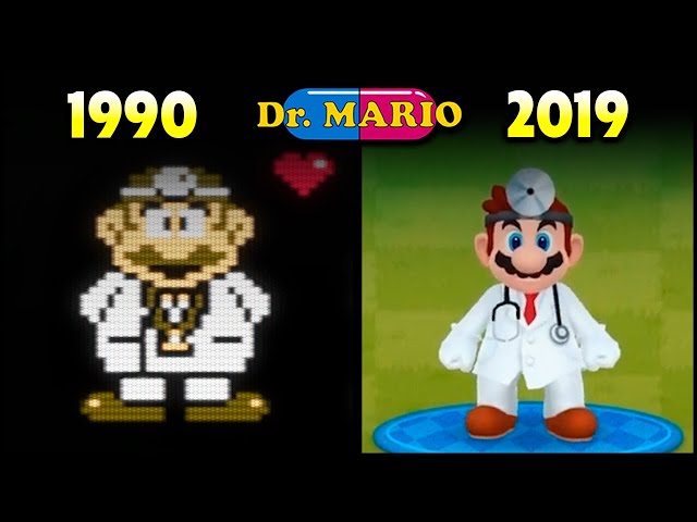 Evolution of Dr. Mario Games (1990 - 2019) - 13 Games