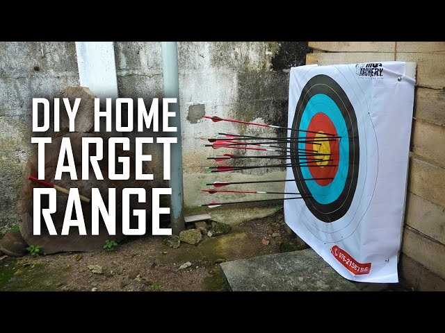 DIY Archery Range at Home- How to build!