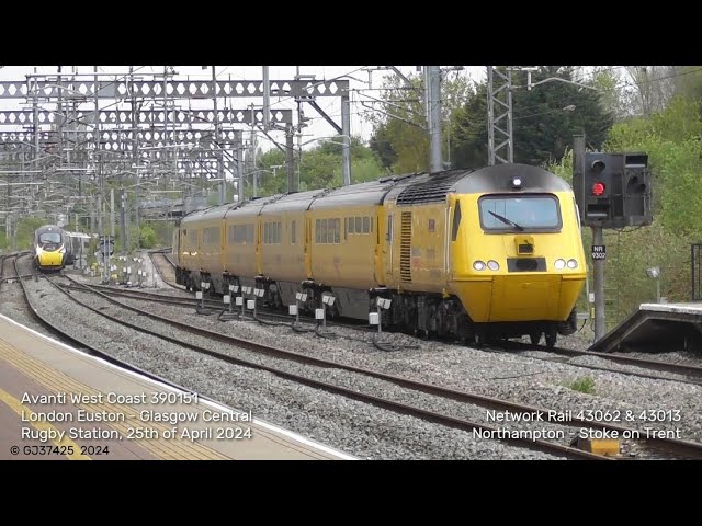 WCML Trains at Crewe, Rugby, Tamworth & Nuneaton: 25/04/24