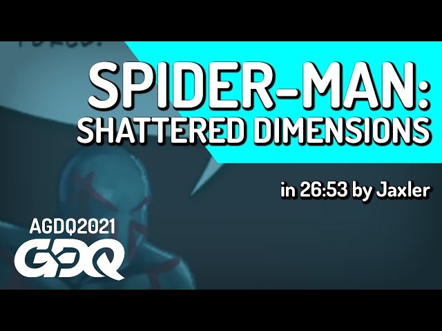 Spider-Man: Shattered Dimensions by Jaxler  in 26:53 - Awesome Games Done Quick 2021 Online