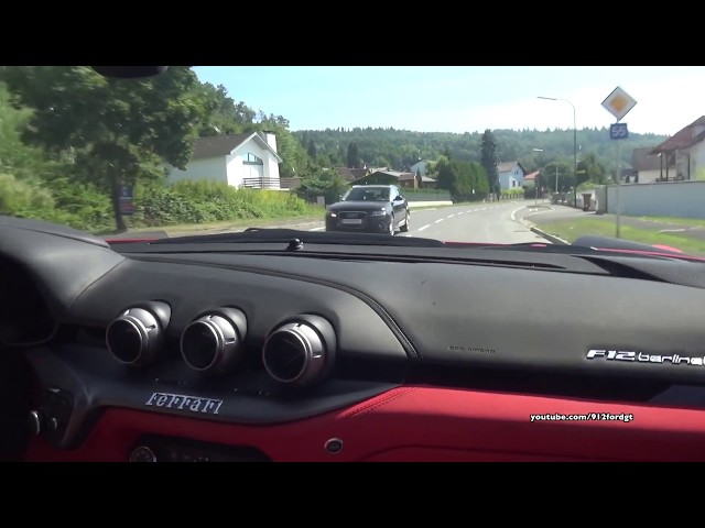 Novitec Ferrari F12 N-Largo CRAZY ride - full throttle Accelerations