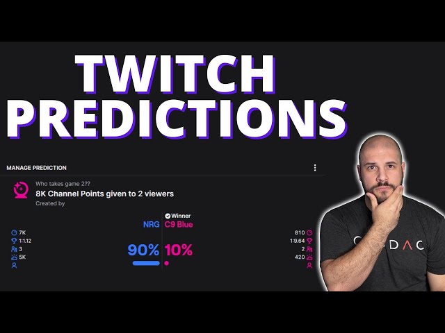 How to set up and use TWITCH PREDICTIONS!