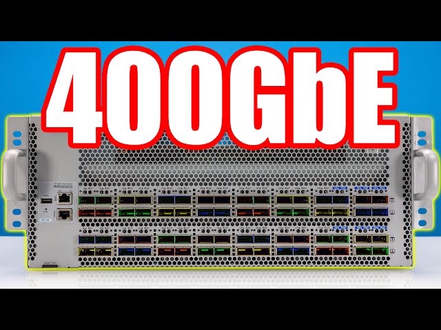 FASTEST Server Networking $55K 400GbE Switch Time!