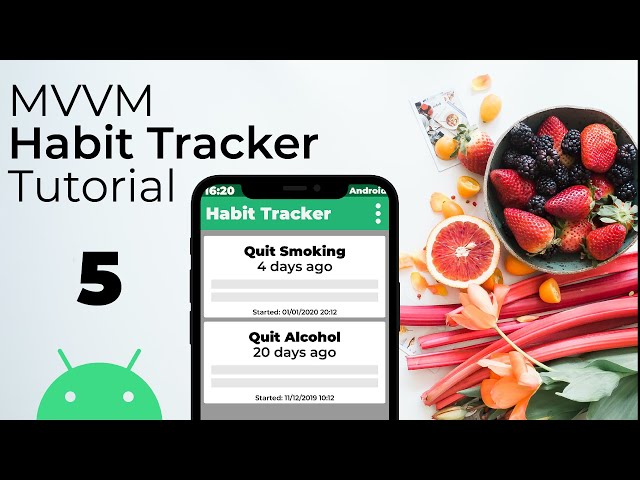 MVVM Habit Tracker App Tutorial in Android Studio (Creating a Habit)