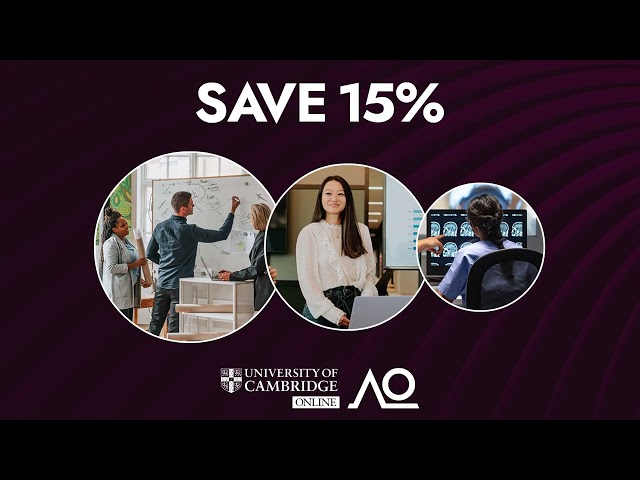 University of Cambridge | Use promo code SPRING15 to save 15% | Sale must end 2nd April '24