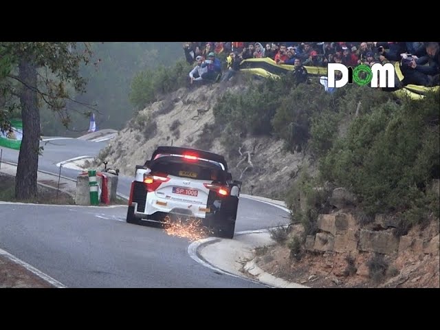 WRC FLAT OUT! Comparison + Slow motion⚠️ Rally Catalunya Spain