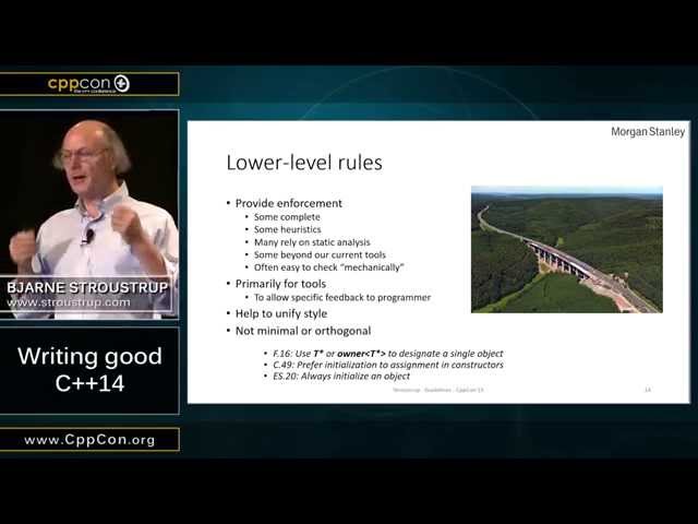 CppCon 2015: Bjarne Stroustrup “Writing Good C++14”