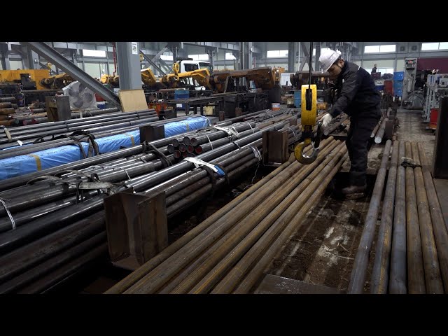 Process of Making Ball Bearings. A Mechanical Parts Manufacturing Factory in Korea.