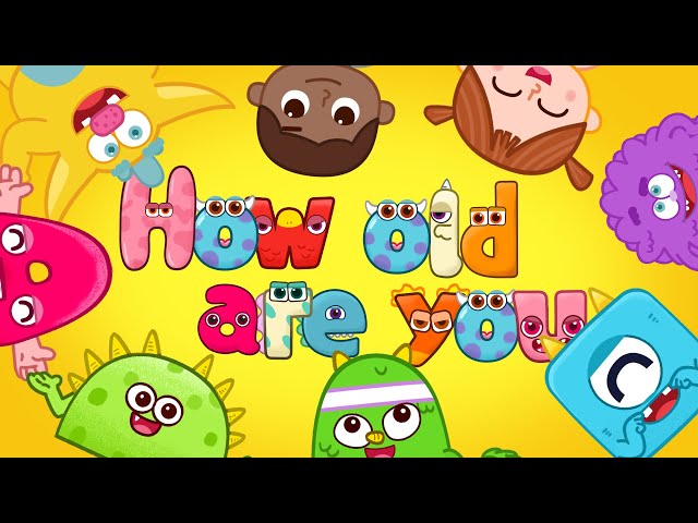 How old are you song for kids - English educational videos for kindergarten
