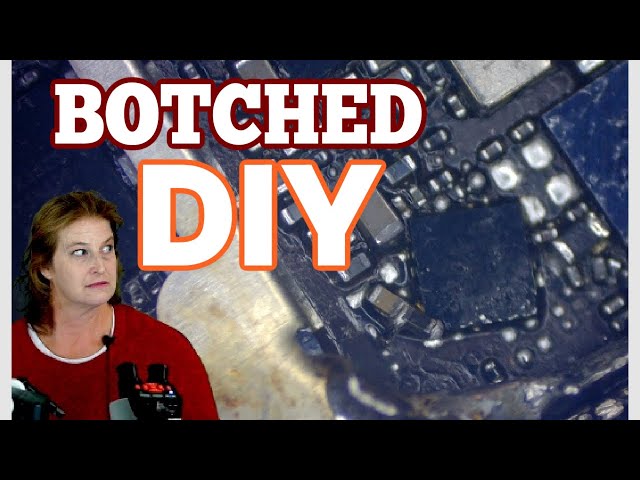 DIY Microsoldering BOTCHED