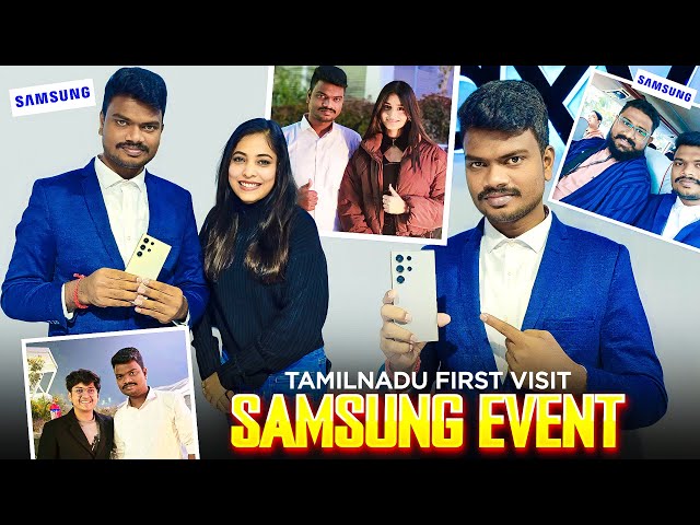 💥Tamilnadu 1st Time Visit Samsung Event In tamil | New S24 Ultra AI | PVS GAMING