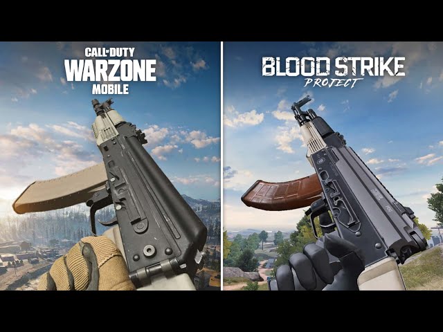 Project BloodStrike VS Warzone Mobile | Side by Side Comparison