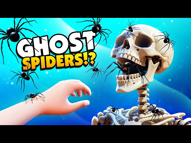 GHOST Spiders Attacked Me in a Haunted House! - Kill It With Fire 2