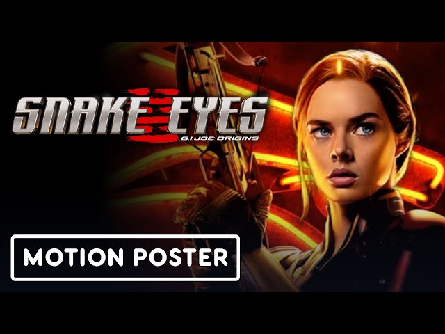 Snake Eyes: G.I. Joe Origins - Exclusive Scarlett Motion Poster