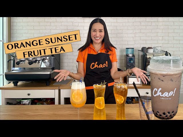 MAKE FRUIT TEA WITH ME - SPRING 2024 SERIES - ORANGE SUNSET