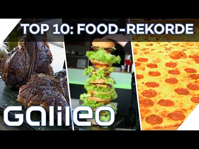XXL-Food-Rekorde: Vom schwersten Steak bis zur größten Pizza!  | Galileo 360° | ProSieben