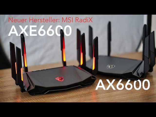 MSI RadiX AXE6600 und MSI RadiX AX6600 im Test - Was kann der neue Hersteller?