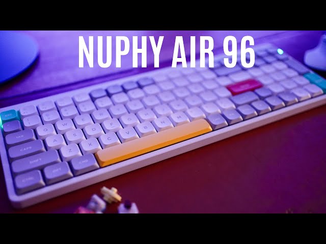 Nuphy Air96 Keyboard: the SLIMMEST low-profile wireless keyboard