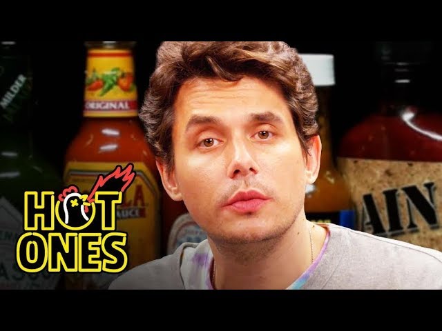 John Mayer Has a Sing-Off While Eating Spicy Wings | Hot Ones