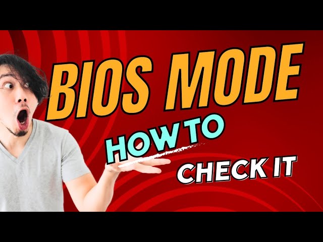 How to check BIOS MODE in windows 10 || Donald Downloads