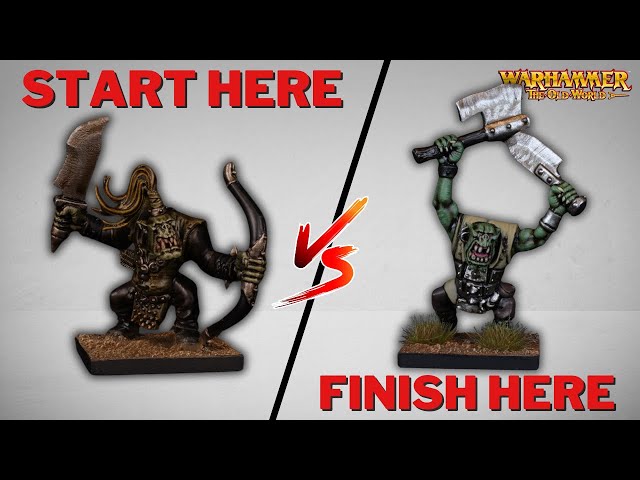 Speed Paint Orcs for The Old World...or take them to a higher standard!  #theoldworld