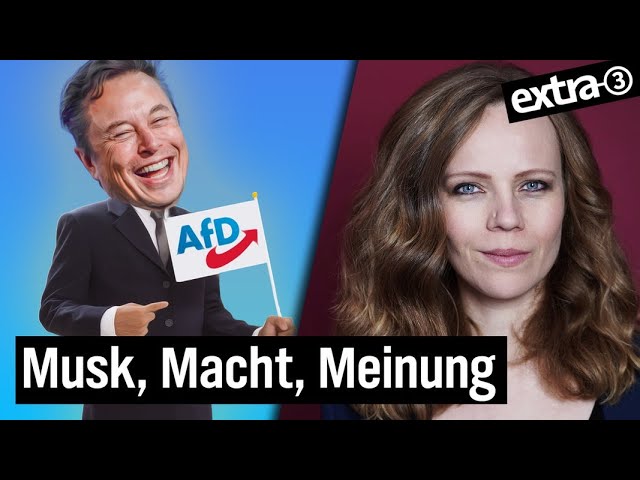 Musk, Macht, Meinung mit Susanne Stichler - Bosettis Woche #57 | extra 3 | NDR