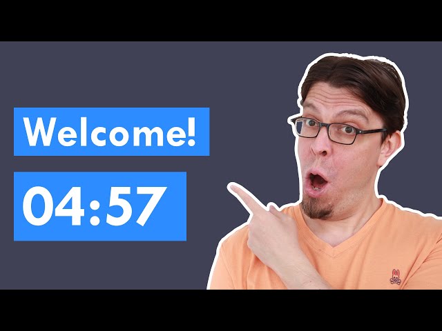 Show a welcome screen with timer on Zoom (for FREE with OBS)