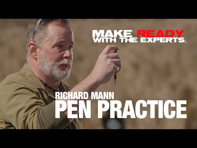Richard Mann: Trigger control practice with a pen