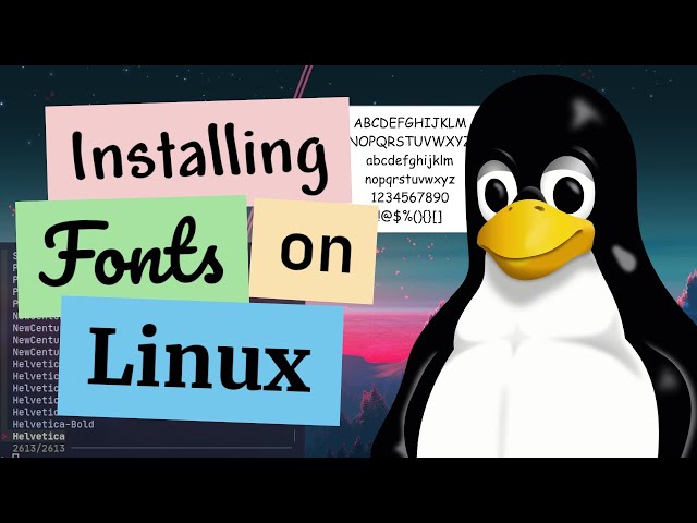 How to Install and Manage Fonts on Linux