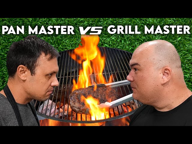 Sonny Vs Guga Steak Battle (Pan VS Grill)