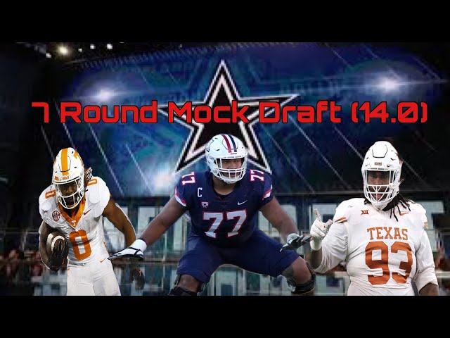 Dallas Cowboys 2024 7 Round Mock Draft (14.0)