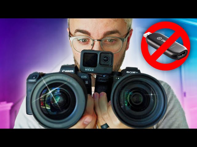 Expensive Cameras Are Still TERRIBLE Webcams - Sony vs Canon vs GoPro