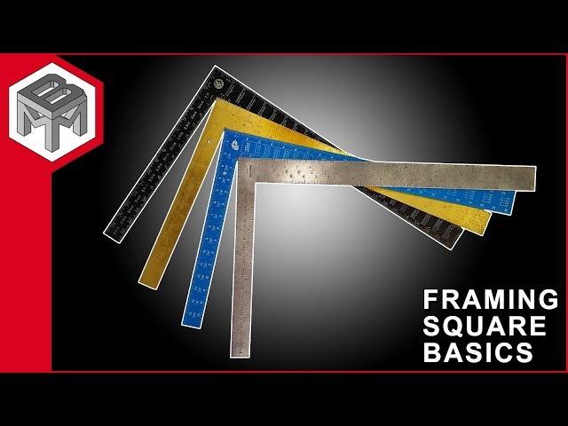 Framing Square Basics - How to use one