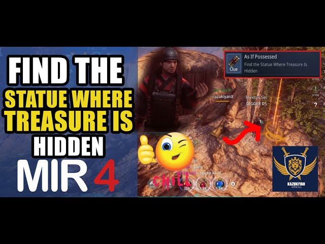 As If Possessed "FIND THE STATUE WHERE TREASURE IS HIDDEN" Guide - SNAKE PIT REQUEST MIR4 MMORPG