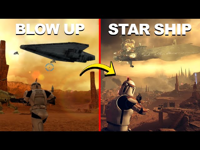 11 Amazing Differences about New & Classic Star Wars Battlefront 2 (Part 2 - Game Modes)