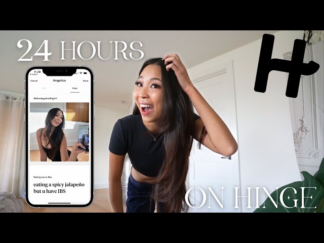 I went on Hinge for 24 hours… | FIRST TIME ON A DATING APP?!