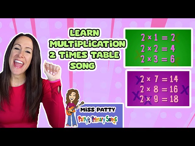 Learn Math Multiplication Song 2 Times Tables | Multiply by 2, Two times table song by Patty Shukla
