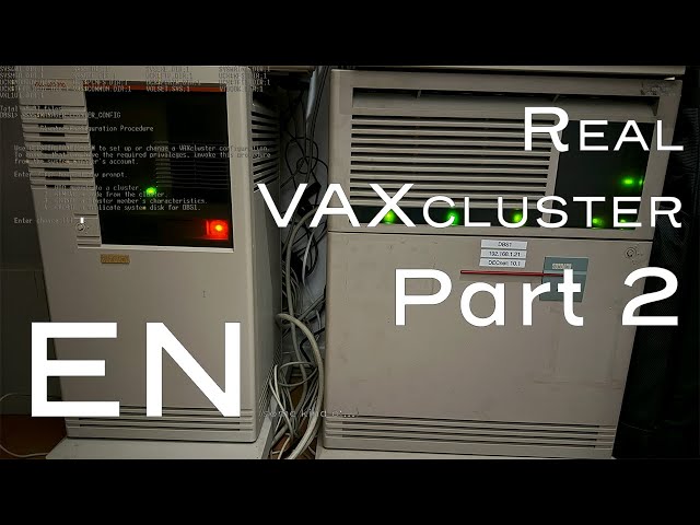 Building a real VAX Cluster with VAX 4000 Mod. 300 and 200 – Part 2 – Software Configuration [EN]