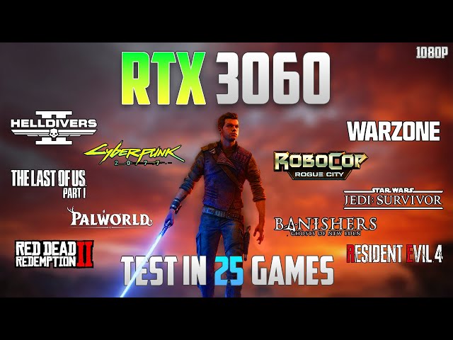 RTX 3060 Test in 25 Games - 1080p - RTX 3060 Benchmark