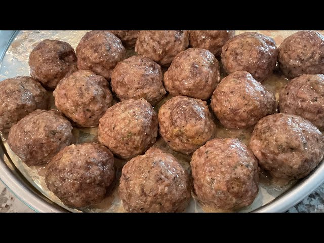 Italian Meatballs Easy Recipe (ground meat, veal, pork)