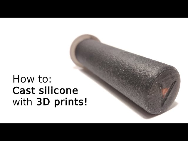 Casting silicone using 3D printed molds