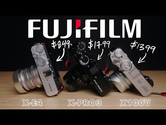 FUJIFILM X-E4 vs X-Pro3 vs X100V | Ultimate Comparison