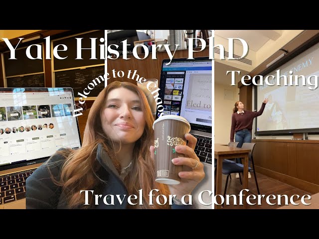 Let's Head to a History Conference | Week in the Life of a Yale PhD Student & Entrepreneur