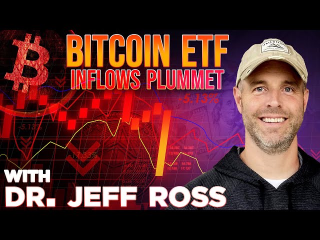 Bitcoin ETF Inflows Plummet📉 w/ Dr. Jeff Ross