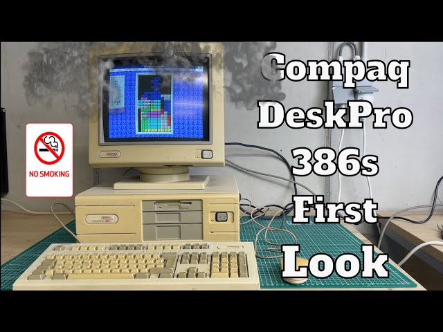 Compaq DeskPro 386s first (and last ?) look