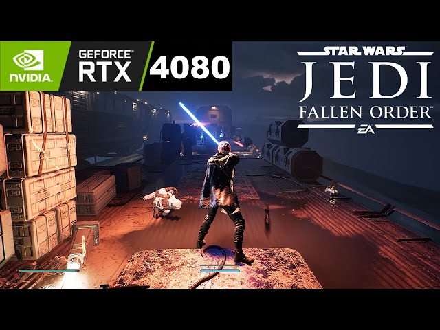 Star Wars Jedi Fallen Order - GIGABYTE GEFORCE RTX 4080 Eagle OC 16GB Gameplay & FPS Test