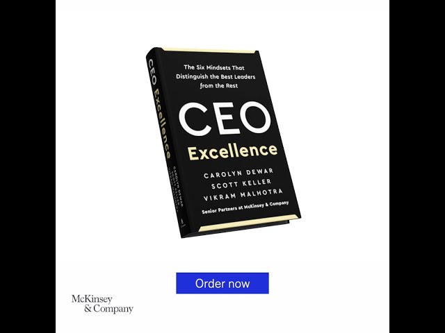 CEO Excellence : The six mindsets that distinguish the best leaders from the rest