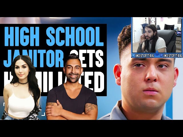 MoistCr1tikal Reacts to School Janitor Shamed By MEAN GIRLS ft. SSSniperWolf by Dhar Mann with chat!